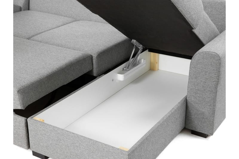 Taberk Bäddsoffa med Divan och Schäslong 5-sits - Brun - Möbler - Soffa - Bäddsoffa