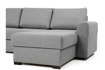 Taberk Bäddsoffa med Divan och Schäslong 5-sits i Chenille - Orange - Möbler - Soffa - Bäddsoffa