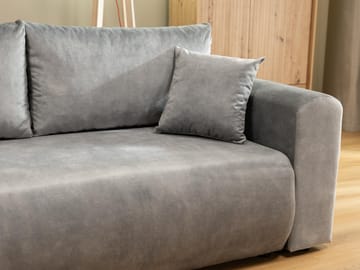 Tacon 3-sits Bäddsoffa med divan - grå - Möbler - Soffa - Bäddsoffa