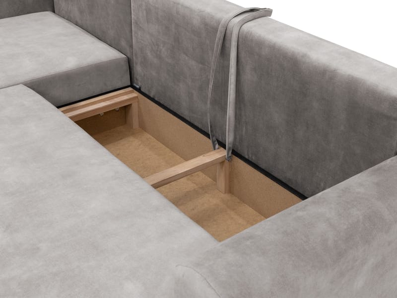 Tacon 3-sits Bäddsoffa med divan och förvaring - Möbler - Soffa - Bäddsoffa