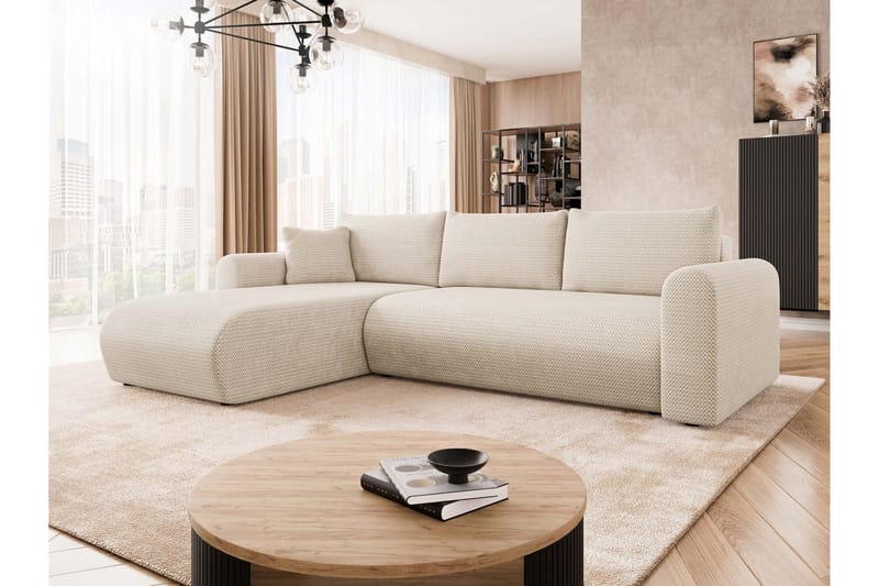 Tacon Bäddsoffa m. Divan 3-sits - Beige - Möbler - Soffa - Bäddsoffa