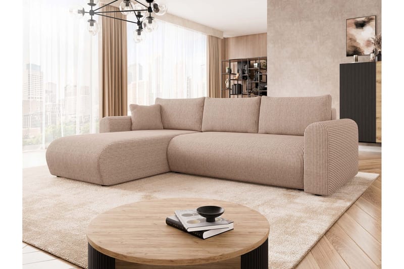 Tacon Bäddsoffa m. Divan 3-sits - Rosa - Möbler - Soffa - Bäddsoffa