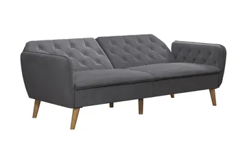 Tallulah 2-sits Bäddsoffa Grå - Novogratz - Möbler - Soffa - Bäddsoffa