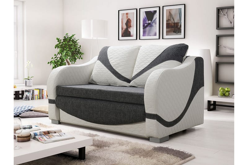 Tina Bäddsoffa 147x74x90 cm - Vit - Möbler - Soffa - Bäddsoffa