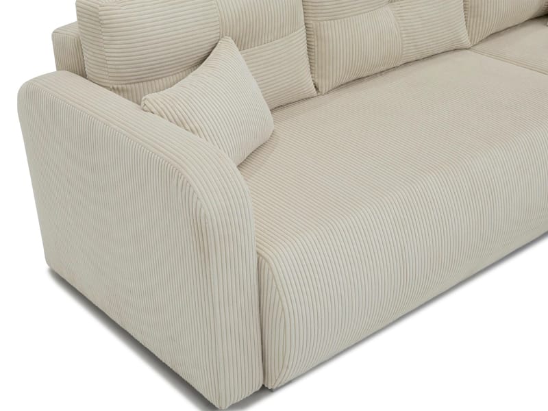 Toren Bäddsoffa med förvaring och Divan Höger - Grå - Möbler - Soffa - Bäddsoffa