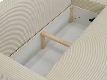 Toren Bäddsoffa med förvaring och Divan Höger - Grå - Möbler - Soffa - Bäddsoffa