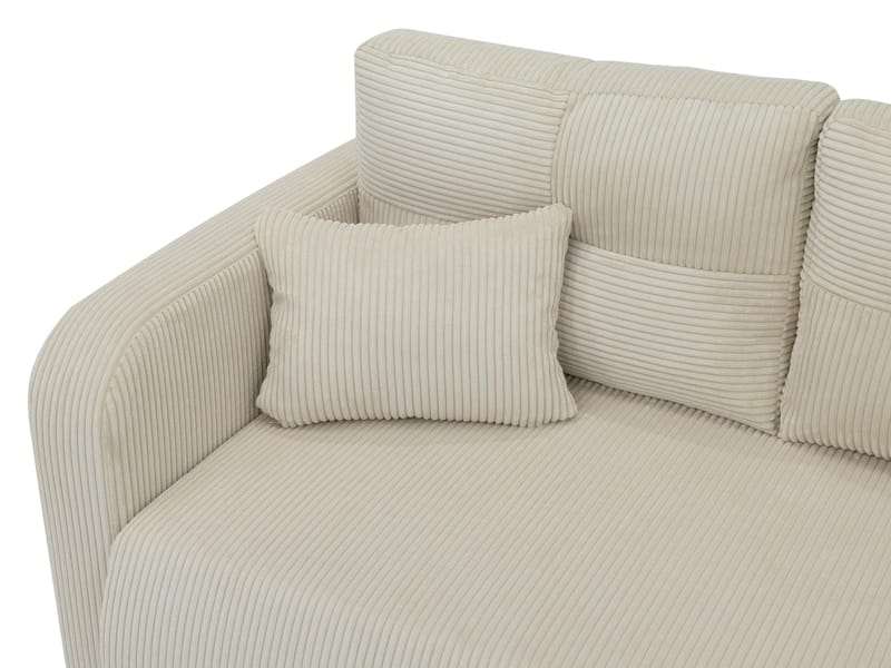 Toren Bäddsoffa med förvaring och Divan Höger - Svart - Möbler - Soffa - Bäddsoffa