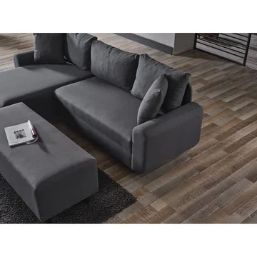 Torlan 3-sits Hörnbäddsoffa - Mörkgrå - Möbler - Soffa - Bäddsoffa