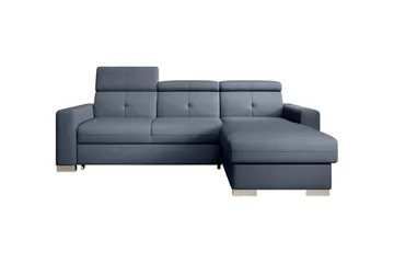 Trent Bäddsoffa m. Divan med Förvaring 3-sits - Mörkblå - Möbler - Soffa - Bäddsoffa