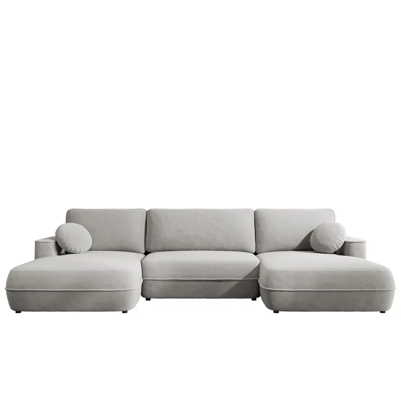Uppland Bäddsoffa Dubbeldivan 5-sits - Ljusgrå - Möbler - Soffa - Bäddsoffa