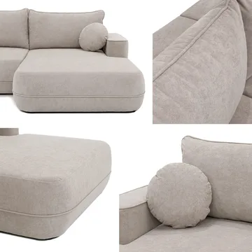 Uppland Bäddsoffa Dubbeldivan 5-sits - Vit - Möbler - Soffa - Bäddsoffa