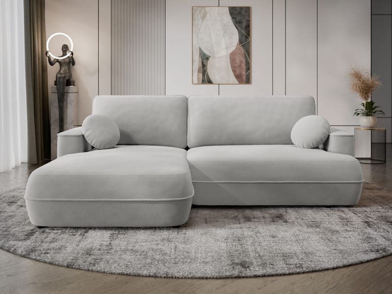 Uppland Bäddsoffa med Divan 3-sits - Ljusgrå - Möbler - Soffa - Bäddsoffa