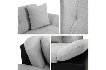 Vananda Soffa med Divan 3-sits - Beige - Möbler - Soffa - Bäddsoffa - Bäddsoffa divan