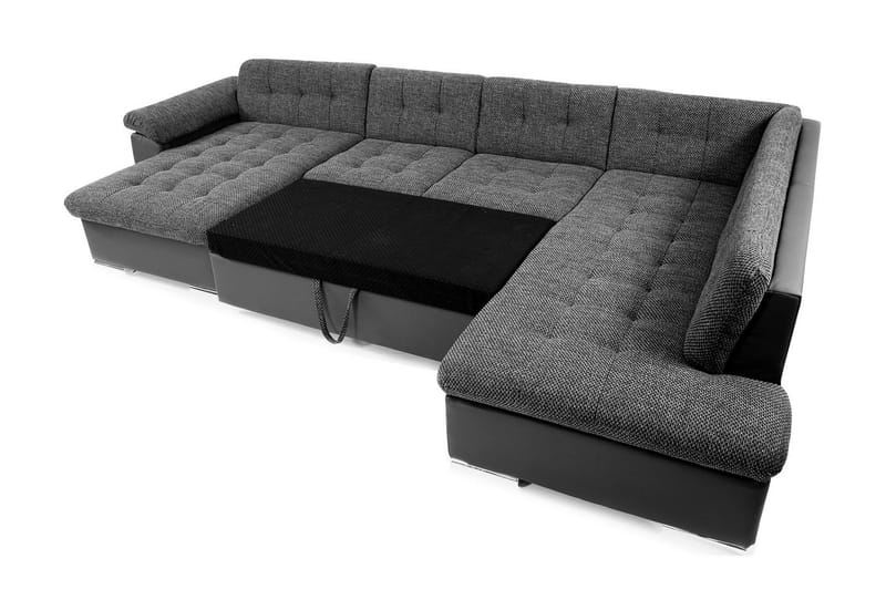 Vekerum 6-sits Bäddsoffa - Röd/Svart - Möbler - Soffa - Bäddsoffa