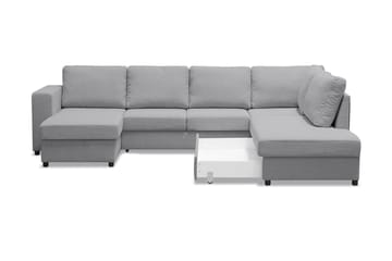 Verona U-bäddsoffa med Divan Vänster - Ljusgrå - Möbler - Soffa - Bäddsoffa