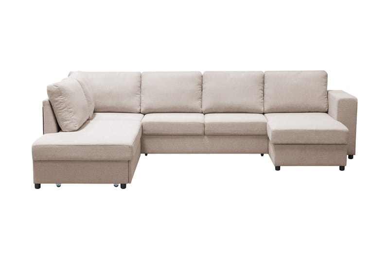 Verona U-Bäddsoffa Vänster - Beige - Möbler - Soffa - Bäddsoffa