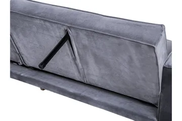 Visnes Bäddsoffa 218 cm - Grå - Möbler - Soffa - Bäddsoffa