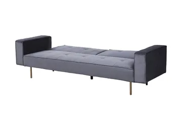Visnes Bäddsoffa 218 cm - Grå - Möbler - Soffa - Bäddsoffa