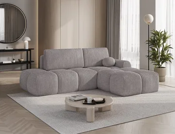 Vittario 3-sits Bubblig Bäddsoffa med Divan och förvaring Höger - Modullo 03 - Möbler - Soffa - Bäddsoffa