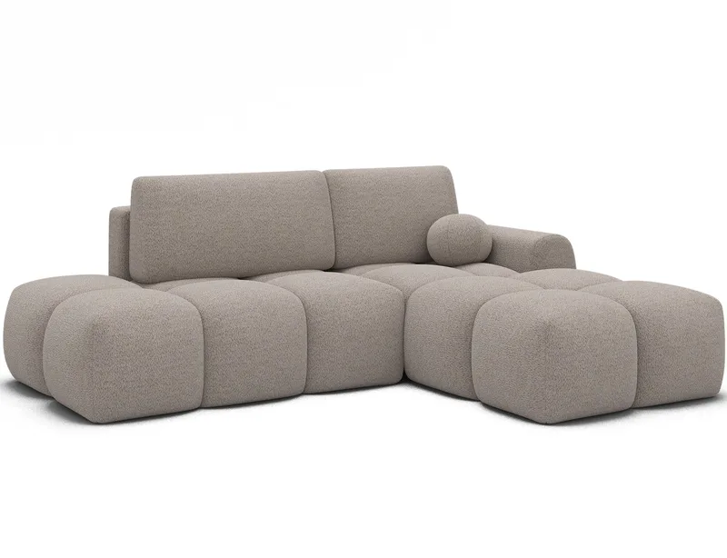 Vittario 3-sits Bubblig Bäddsoffa med Divan och förvaring Höger - Royal 18 - Möbler - Soffa - Bäddsoffa