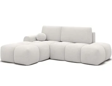 Vittario 3-sits Bubblig Bäddsoffa med Divan och förvaring Vänster - Royal 01 - Möbler - Soffa - Bäddsoffa