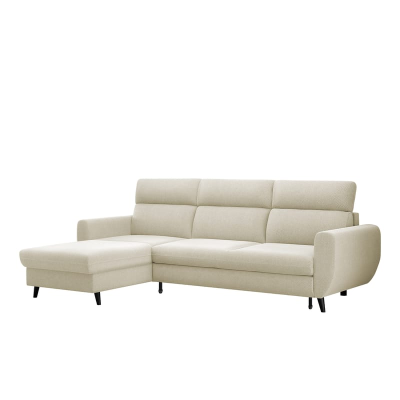 Vylon 3-sits Bäddsoffa med divan - beige - Möbler - Soffa - Bäddsoffa