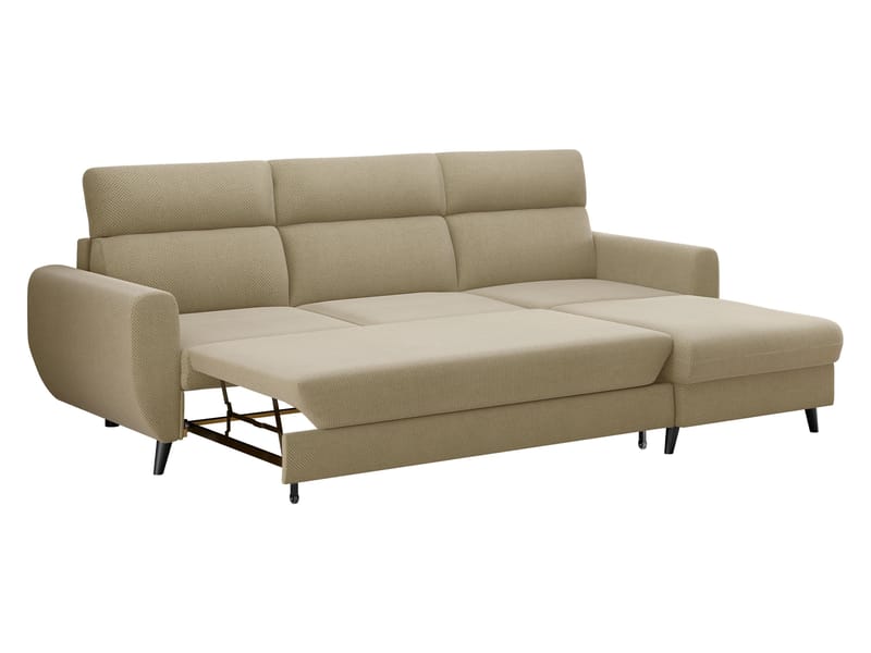Vylon 3-sits Bäddsoffa med divan - Blå - Möbler - Soffa - Bäddsoffa