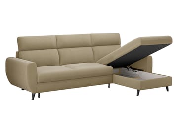 Vylon 3-sits Bäddsoffa med divan - Rosa - Möbler - Soffa - Bäddsoffa