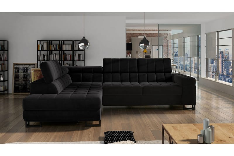 Warwick 4-sits Bäddsoffa - Svart - Möbler - Soffa - Bäddsoffa