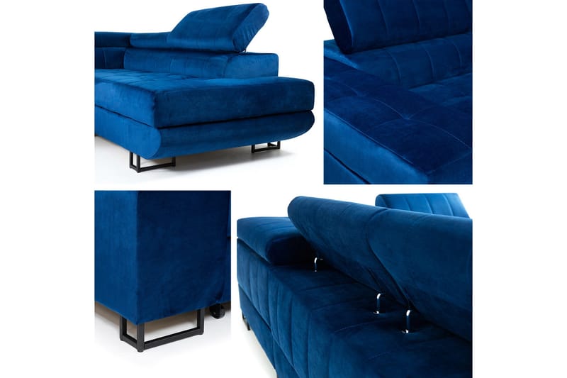 Warwick 4-sits Bäddsoffa - Svart - Möbler - Soffa - Bäddsoffa