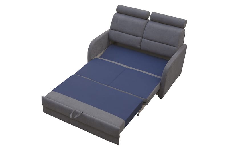 Wibaro Bäddsoffa 144x91x117 cm - Grå - Möbler - Soffa - Bäddsoffa