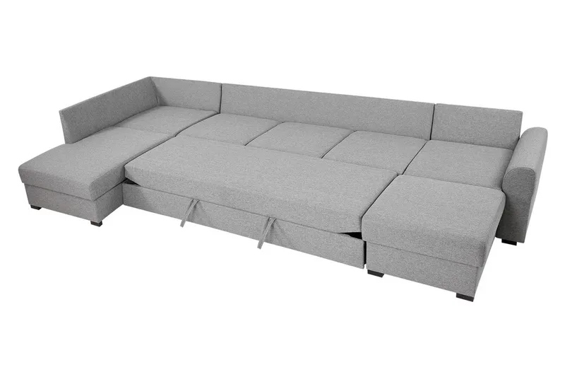 Wilma 6-sits Bäddsoffa - Svart - Möbler - Soffa - Bäddsoffa