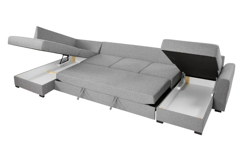 Wilma Hörnsoffa Vänster - Svart - Möbler - Soffa - Bäddsoffa
