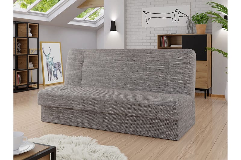 Zelka 3-sits Bäddsoffa - Grå - Möbler - Soffa - Bäddsoffa