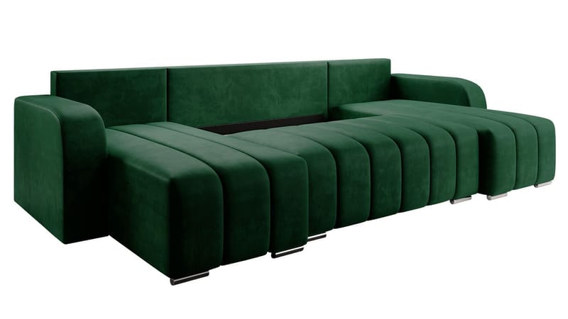 Zulueta 4-sits Bäddsoffa med dubbeldivan - beige - Möbler - Soffa - Bäddsoffa