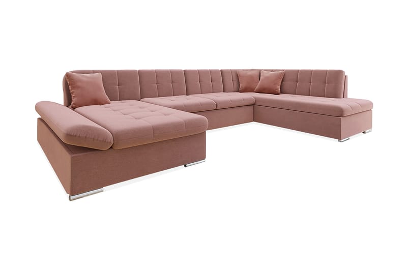 Zumar 4-sits Bäddsoffa Höger, Rosa