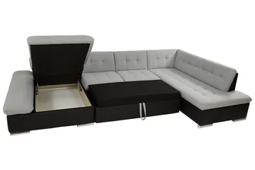 Zumar 4-sits Bäddsoffa Höger - Rosa - Möbler - Soffa - Bäddsoffa