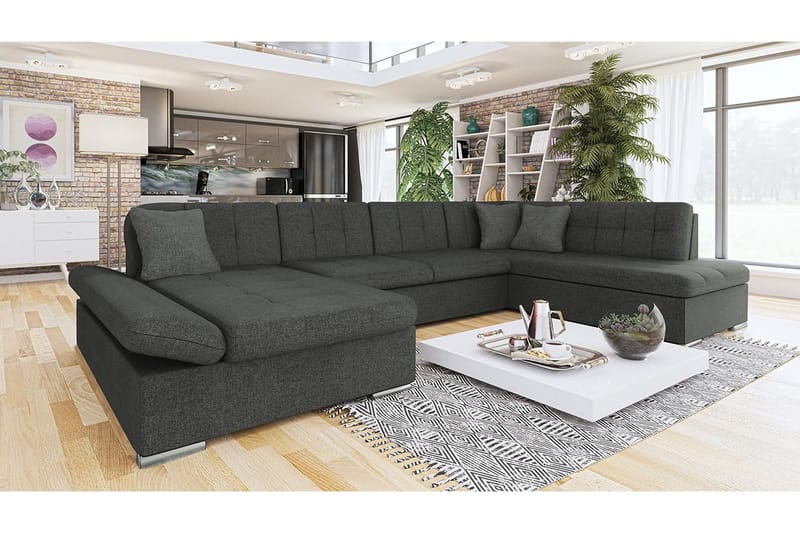 Zumar 4-sits Bäddsoffa Universal - Grå - Möbler - Soffa - Bäddsoffa