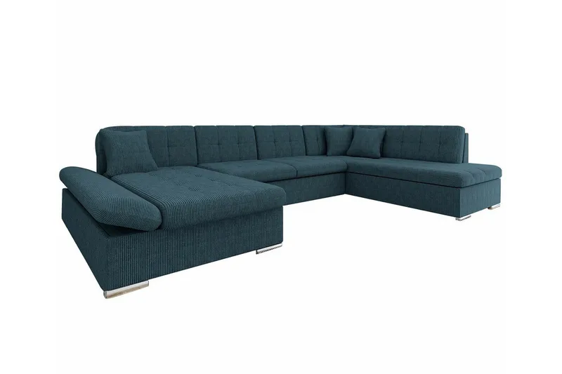Zumar 4-sits Hörnbäddsoffa Dark blue - Möbler - Soffa - Bäddsoffa