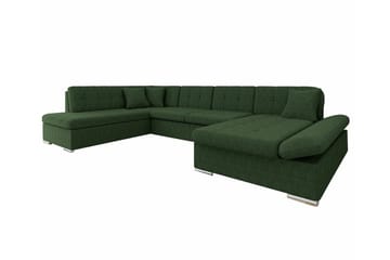 Zumar 4-sits Hörnbäddsoffa Dark green - Möbler - Soffa - Bäddsoffa