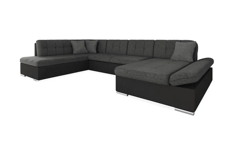 Zumar 6-sits Bäddsoffa Universal - Svart/Grå - Möbler - Soffa - Bäddsoffa