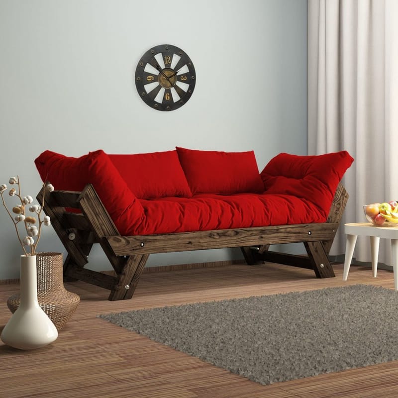 Zylar 2-sits Bäddsoffa - Röd - Möbler - Soffa - Bäddsoffa - Bäddsoffa 2 sits