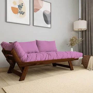 Zylar 2-sits Bäddsoffa - Rosa - Möbler - Soffa - Bäddsoffa