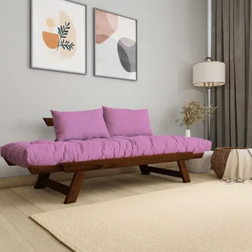 Zylar 2-sits Bäddsoffa - Rosa - Möbler - Soffa - Bäddsoffa