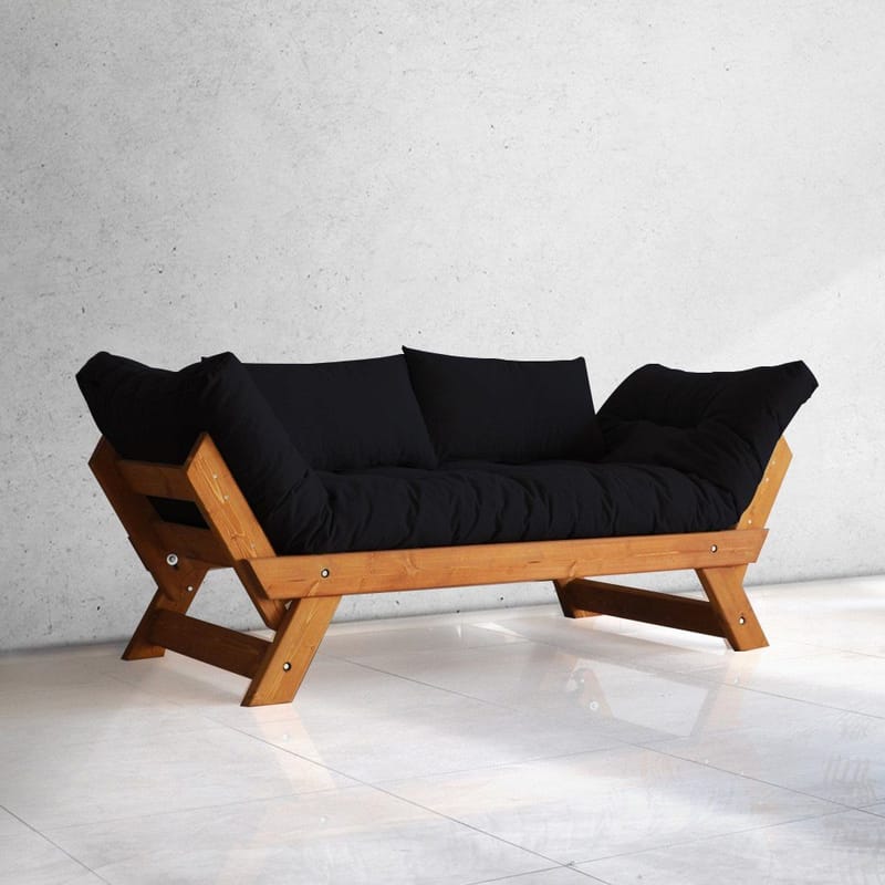 Zylar 2-sits Bäddsoffa - Svart - Möbler - Soffa - Bäddsoffa - Bäddsoffa 2 sits