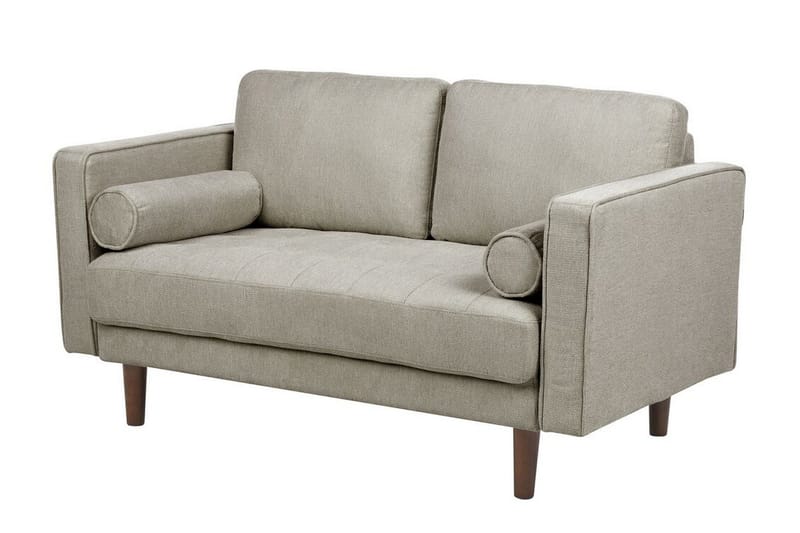 Babur Soffa 2-sits - Taupe/Mörkt trä - Möbler - Soffa - 2 sits soffa