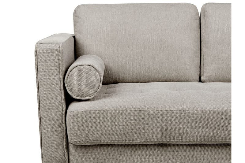 Babur Soffa 2-sits - Taupe/Mörkt trä - Möbler - Soffa - 2 sits soffa