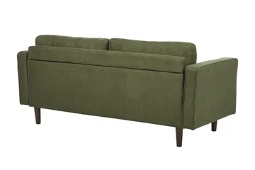 Babur Soffa 3-sits - Grön/Mörkt trä - Möbler - Soffa - 3 sits soffa