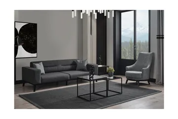 Banjo Bäddsoffa 4-sits - Antracit - Möbler - Soffa - Bäddsoffa