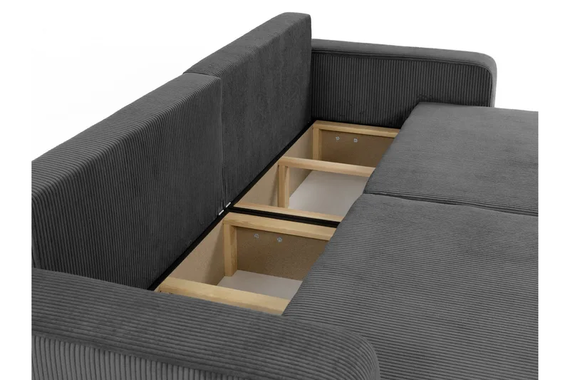 Barile Bäddsoffa 3-sits i Plysch - Beige - Möbler - Soffa - Bäddsoffa